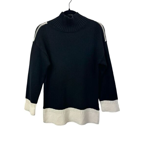 Rag & Bone AUBREE OVERSIZED CASHMERE FUNNEL NECK Sweater , XXS - Picture 4 of 13